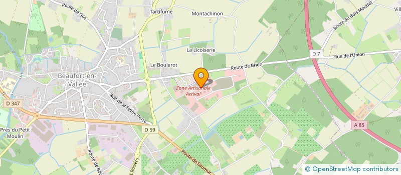 localisation de l'entreprise SCI DE L AVENUE DE SAUMUR à ANGERS