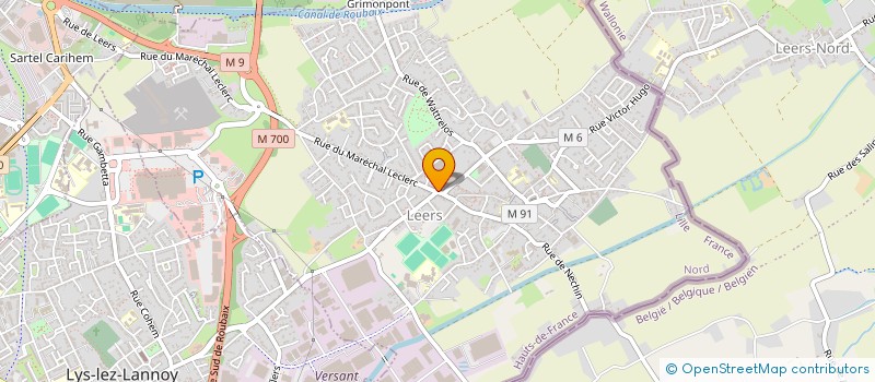 localisation de l'entreprise SCI DE L'AVENUE DE VERDUN  LEERS