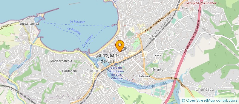 localisation de l'entreprise SCI DE L'AVENUE DE VERDUN à SAINT-JEAN-DE-LUZ