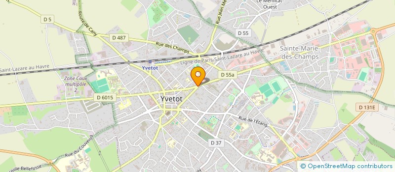 localisation de l'entreprise SCI DE L'AVENUE DE VERDUN  YVETOT