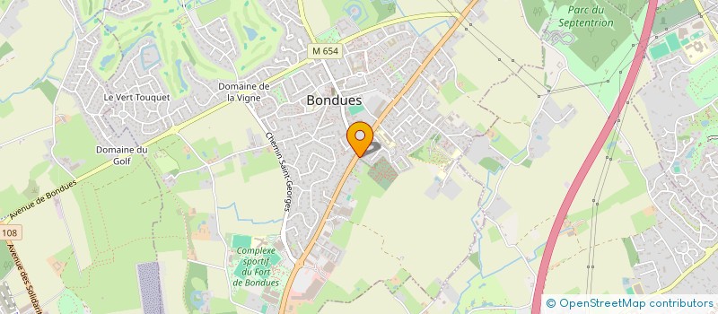 localisation de l'entreprise SCI DE L'AVENUE DU GENERAL DE GAULLE  USSAC