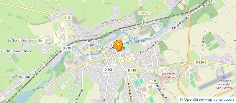 localisation de l'entreprise SCI DE L AVENUE DU PERCHE à L'AIGLE