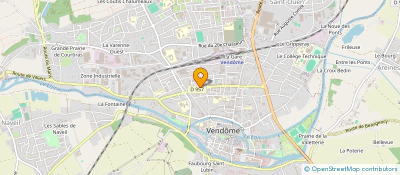 localisation de l'entreprise SCI DE L AVENUE GERARD YVON  VENDOME