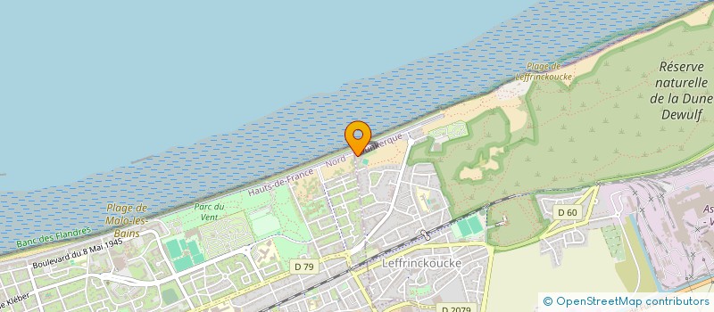 localisation de l'entreprise SCI DE L'AVENUE GUILLAIN  LEFFRINCKOUCKE