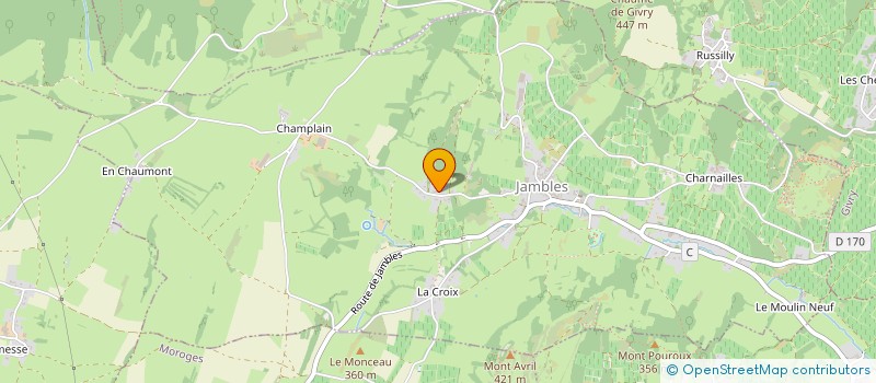 localisation de l'entreprise SCI DE L AVENUE JEAN JAURES  JAMBLES