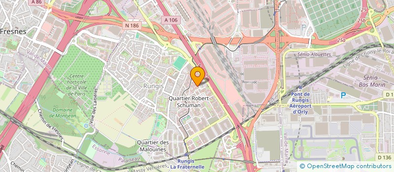 localisation de l'entreprise SCI DE L'AVENUE JEANNE GARNERIN  RUNGIS