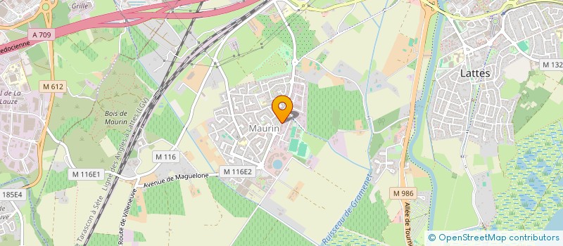 localisation de l'entreprise SCI DE L AVENUE PAYSAGERE à LATTES