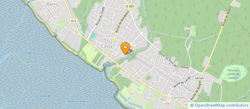 localisation de l'entreprise SCI DE L'AVENUE THIERS  LANTON