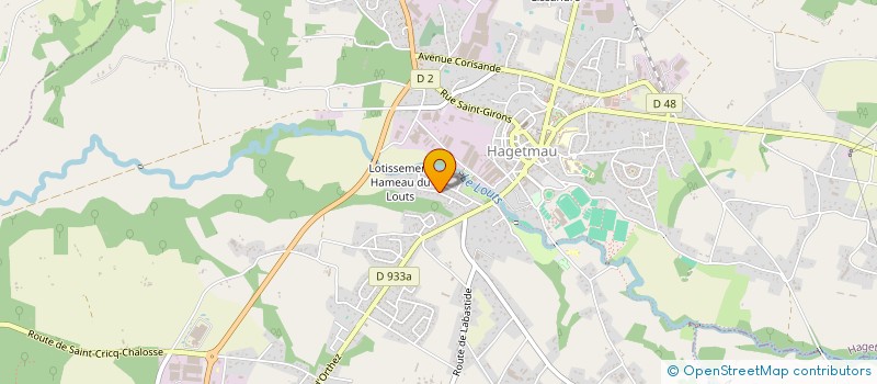 localisation de l'entreprise SCI DE L AVENUE VICTOR HUGO  HAGETMAU