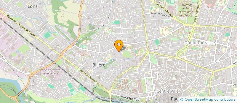 localisation de l'entreprise SCI DE L'AVIATION  BILLERE