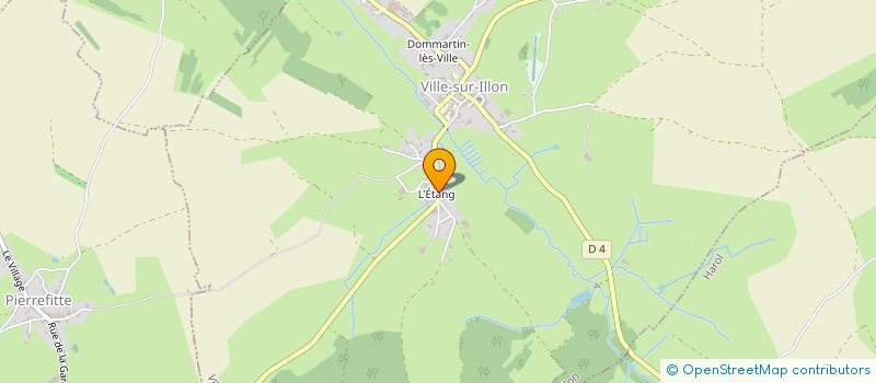 localisation de l'entreprise SCI DE L'AVIERE  VILLE-SUR-ILLON