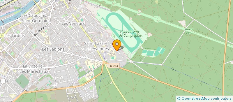 localisation de l'entreprise SCI DE L AXE  COMPIEGNE