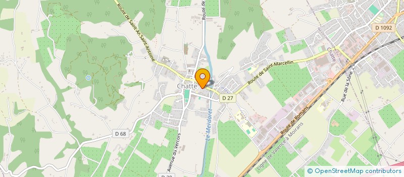 localisation de l'entreprise SCI DE L'AXIS  CHATTE