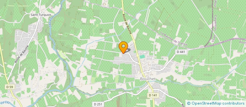 localisation de l'entreprise SCI DE L'AYGUES  BOUCHET