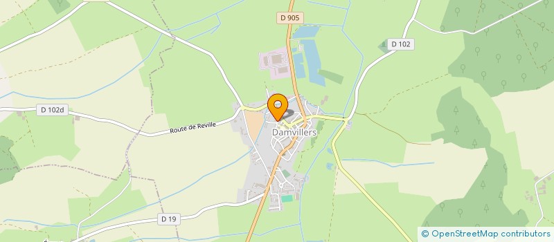 localisation de l'entreprise SCI DE L'AZANNE  DAMVILLERS