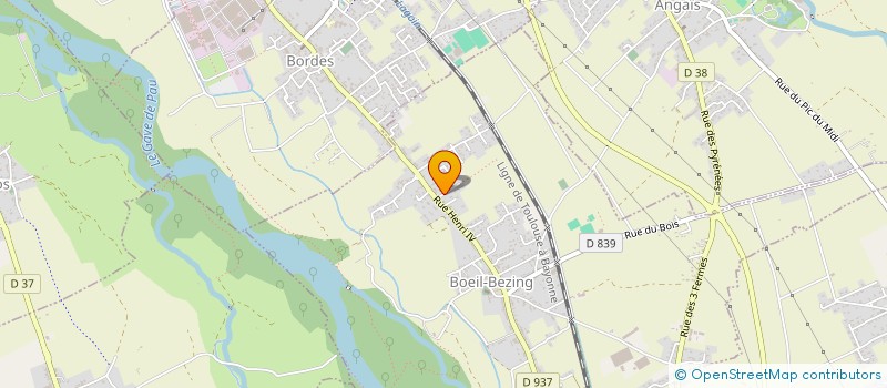 localisation de l'entreprise SCI DE L AZUR  BOEIL-BEZING