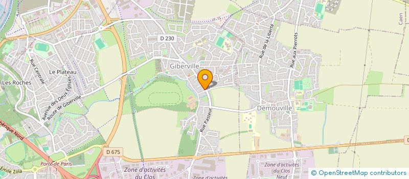 localisation de l'entreprise SCI DE L'EAU  GIBERVILLE