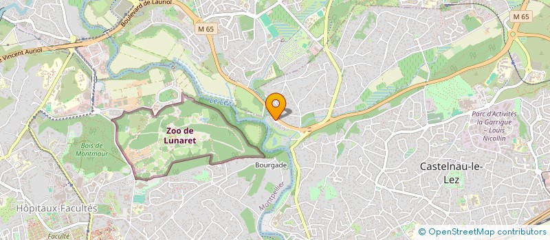 localisation de l'entreprise SCI DE L 'EAU A MON MOULIN  CASTELNAU-LE-LEZ
