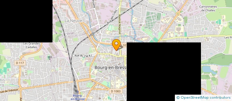 localisation de l'entreprise SCI DE L'EAU BLANCHE à BOURG-EN-BRESSE