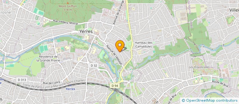 localisation de l'entreprise SCI DE L'EAU ET DU FEU  YERRES