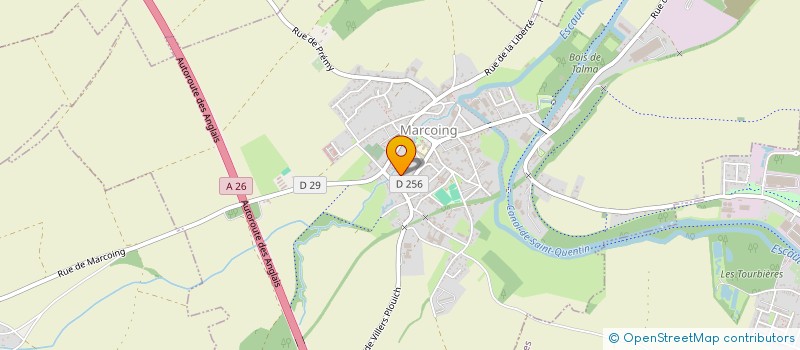 localisation de l'entreprise SCI DE L'EAUETTE  MARCOING