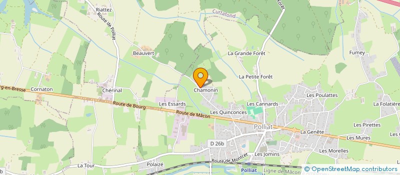 localisation de l'entreprise SCI DE L'EAULIVIER à POLLIAT