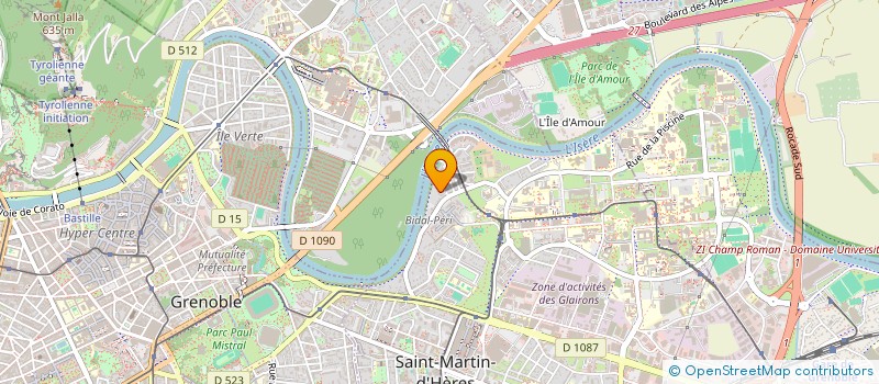 localisation de l'entreprise SCI DE L'EBRON  SAINT-MARTIN-D'HERES