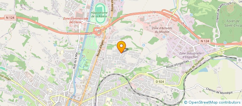 localisation de l'entreprise SCI DE L ECHANGEUR à AUCH