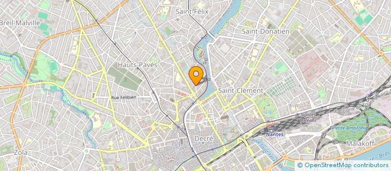 localisation de l'entreprise SCI DE L ECHAUGUETTE à NANTES