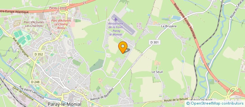 localisation de l'entreprise SCI DE L'ECHAUGUETTE  VITRY-EN-CHAROLLAIS