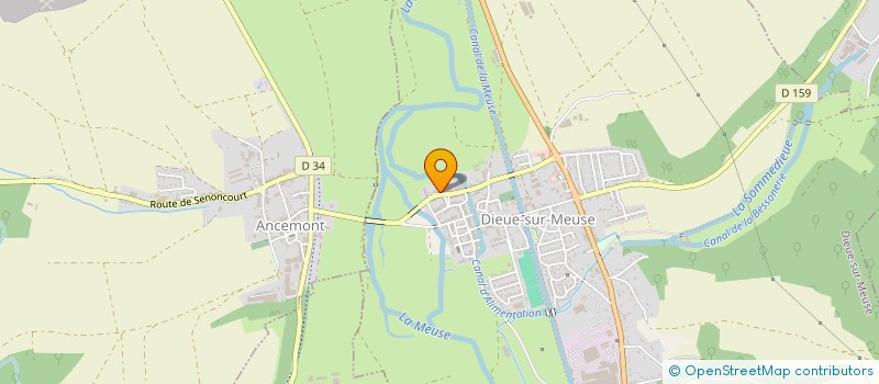 localisation de l'entreprise SCI DE L ECHAUGUETTE à DIEUE-SUR-MEUSE