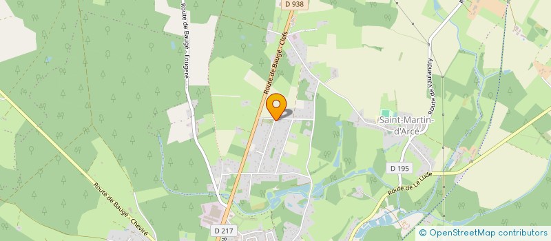 localisation de l'entreprise SCI DE L'ECHAUSSEE  BAUGE-EN-ANJOU