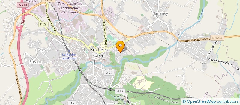 localisation de l'entreprise SCI DE L ECHELLE  LA ROCHE-SUR-FORON