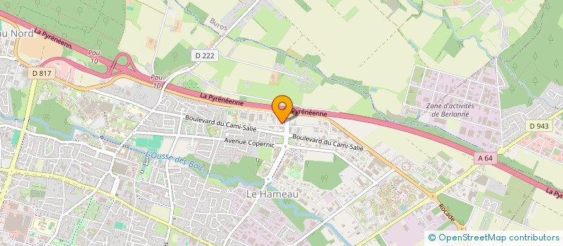 localisation de l'entreprise SCI DE L'ECHEZ à PAU