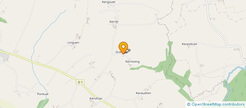 localisation de l'entreprise SCI DE L'ECHO DE LA GARENNE  PLUMELIAU-BIEUZY