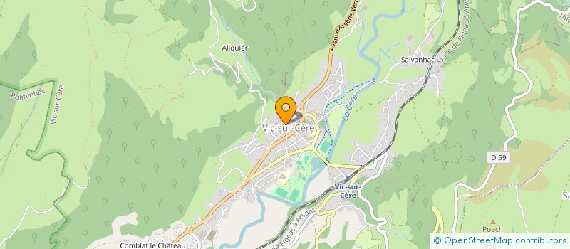 localisation de l'entreprise SCI DE L ECIR à POLMINHAC