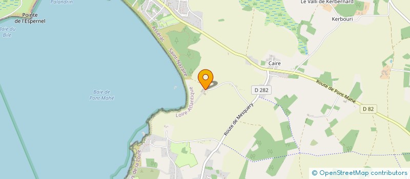 localisation de l'entreprise SCI DE L'ECLIS  ASSERAC