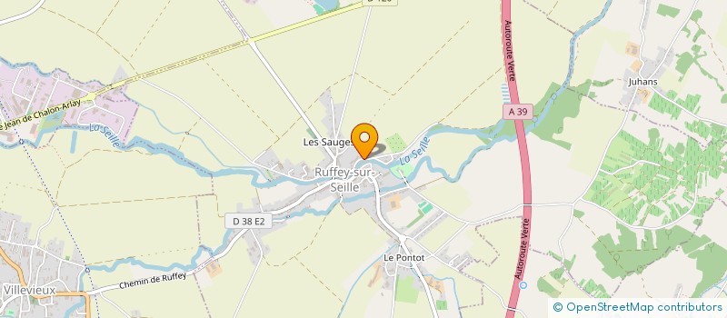 localisation de l'entreprise SCI DE L ECLUSE  RUFFEY-SUR-SEILLE