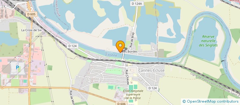 localisation de l'entreprise SCI DE L'ECLUSE  CANNES-ECLUSE