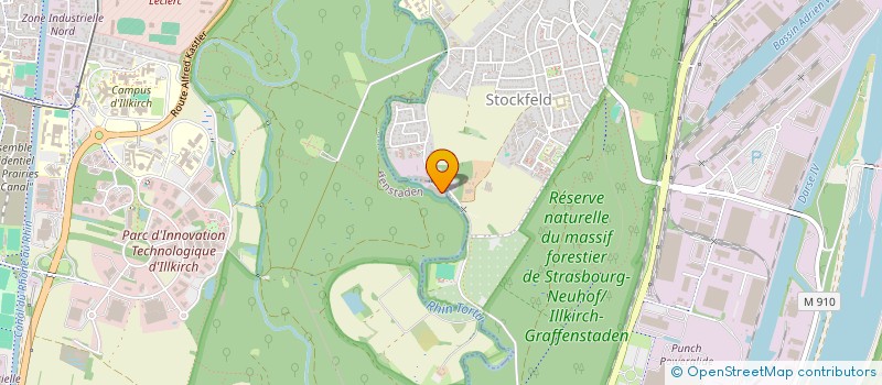 localisation de l'entreprise SCI DE L ECLUSE  STRASBOURG