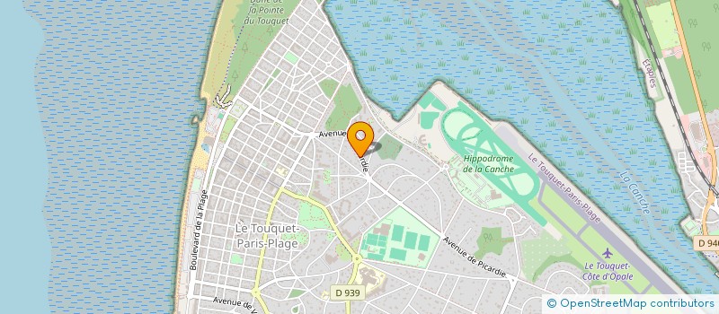 localisation de l'entreprise SCI DE L'ECLUSE  LE TOUQUET-PARIS-PLAGE