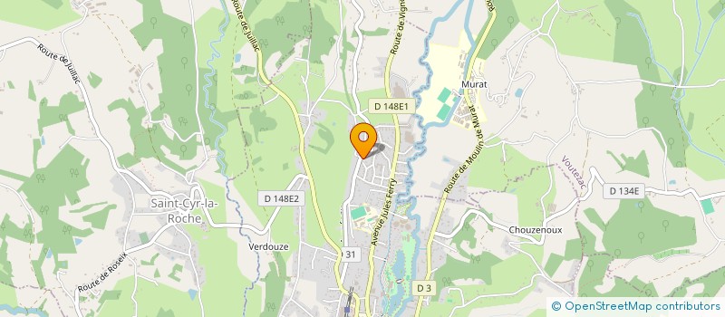 localisation de l'entreprise SCI DE L'ECLUSE  OBJAT