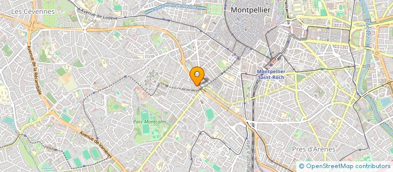 localisation de l'entreprise SCI DE L ECLUSE à MONTPELLIER