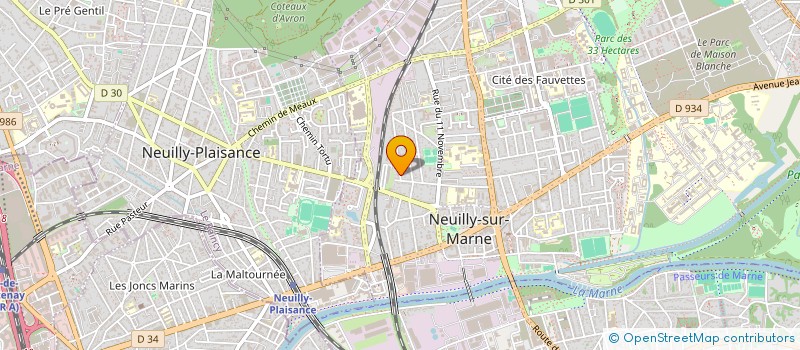 localisation de l'entreprise SCI DE L'ECLUSE à NEUILLY-SUR-MARNE