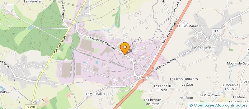 localisation de l'entreprise SCI DE L ECLUSE  PLOUFRAGAN