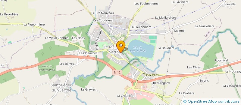 localisation de l'entreprise SCI DE L'ECLUSE à LE MELE-SUR-SARTHE