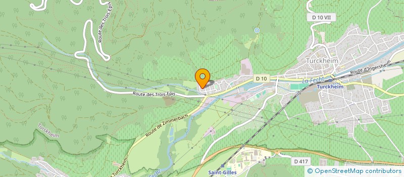 localisation de l'entreprise SCI DE L'ECLUSE  TURCKHEIM