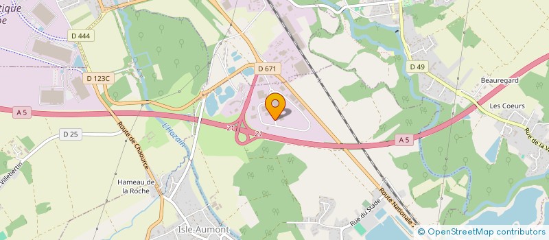 localisation de l'entreprise SCI DE L'ECLUSE DES MAROTS  SAINT-THIBAULT