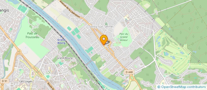 localisation de l'entreprise SCI DE L'ECLUSE DU CANAL à SOISY-SUR-SEINE