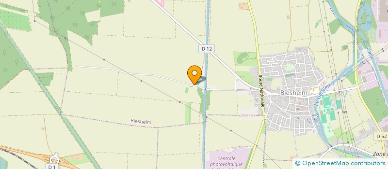 localisation de l'entreprise SCI DE L'ECLUSE FL  BIESHEIM